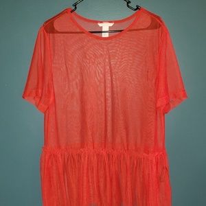 H & M Sheer Tutu Top